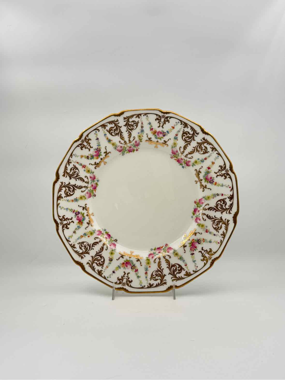 Royal Doulton Gold Scroll Dinner Plate