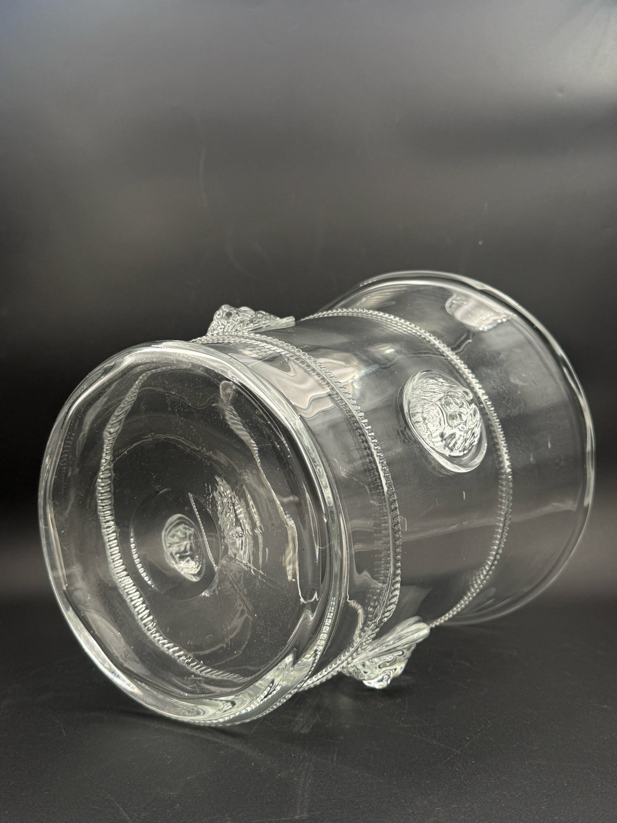 Juliska "Victor" Lion Head Champagne Bottle Ice Bucket