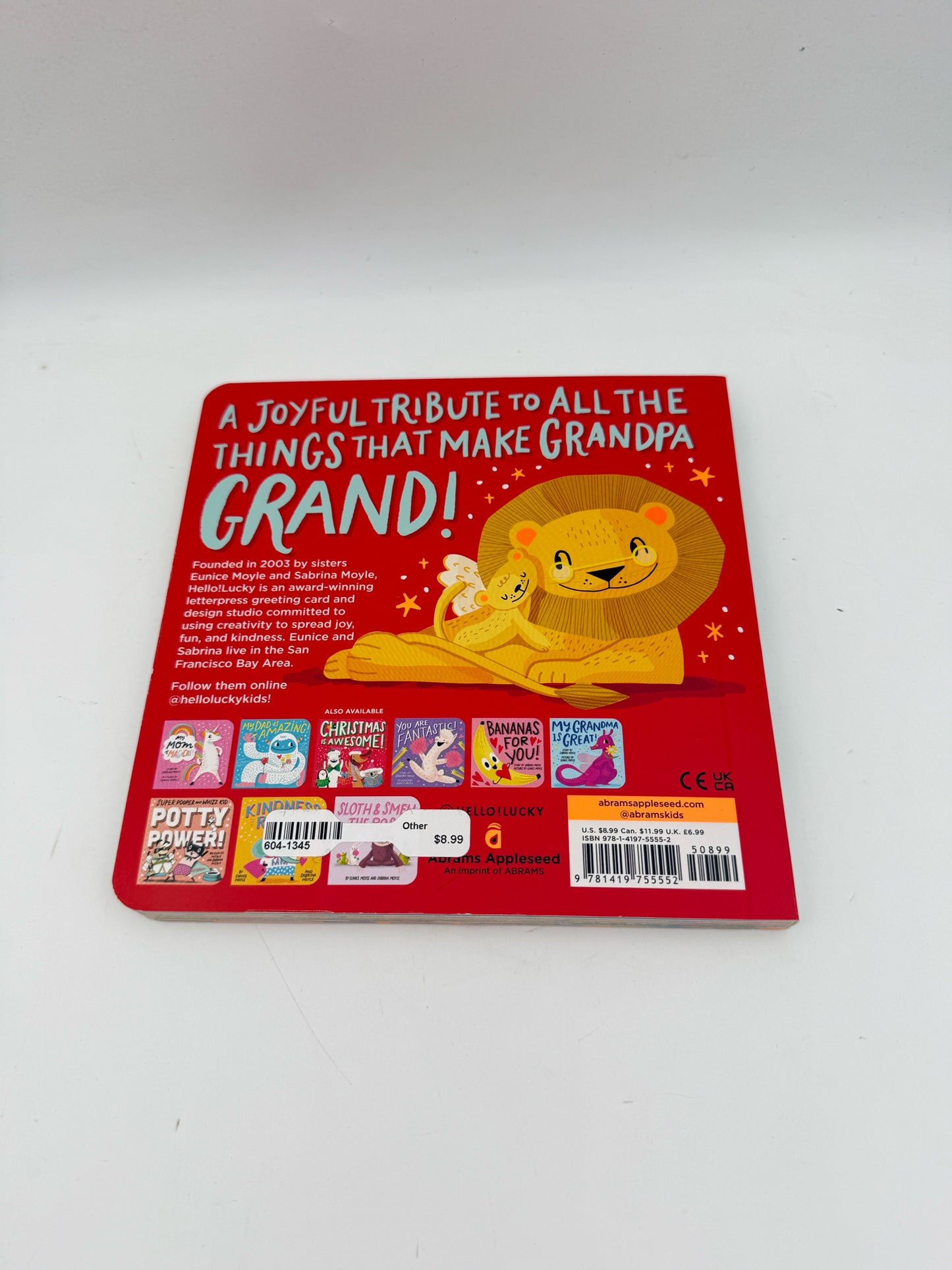 My Grandpa Is Grand Children's Book