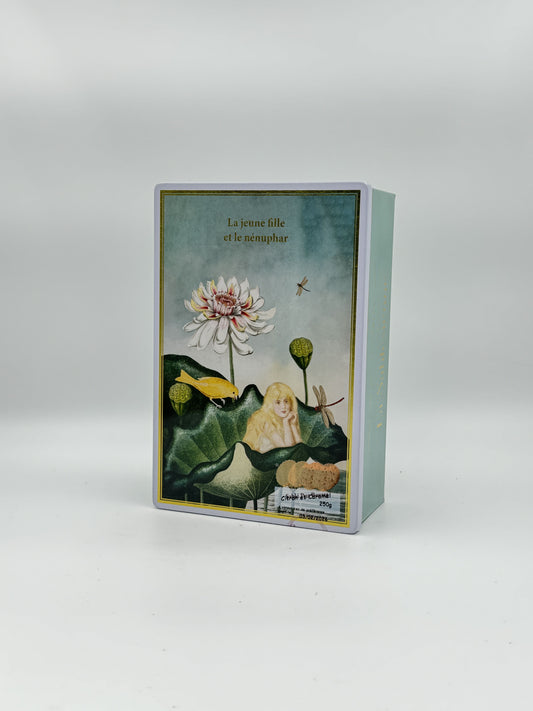 La Sablésienne Lemon & Caramel French Shortbread Cookies – Fairy & Waterlily Tin