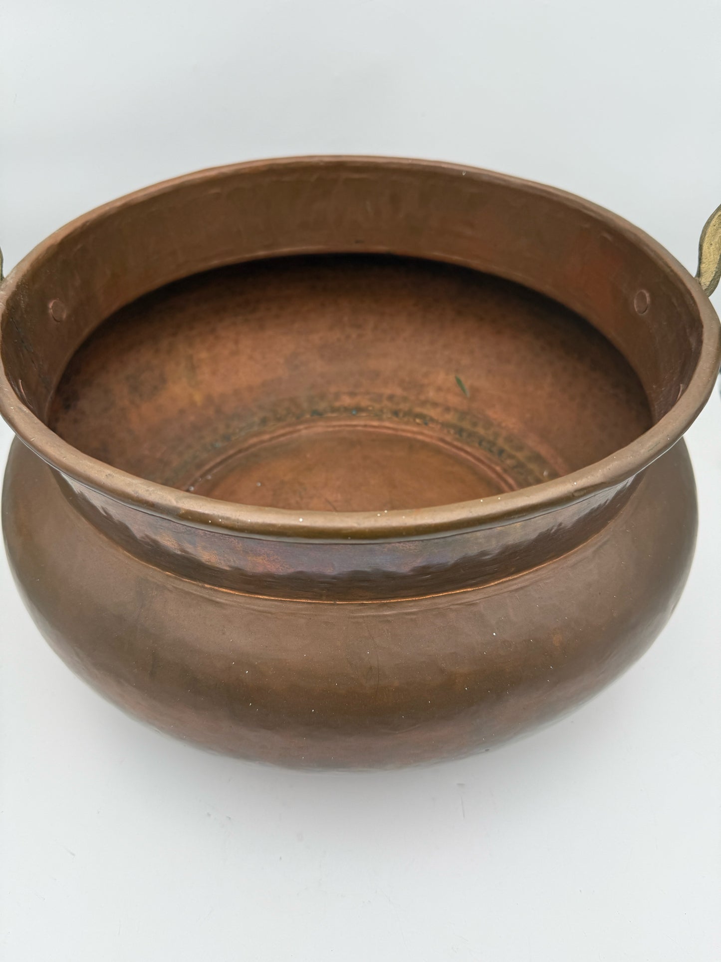 Large Copper Pot With Handles