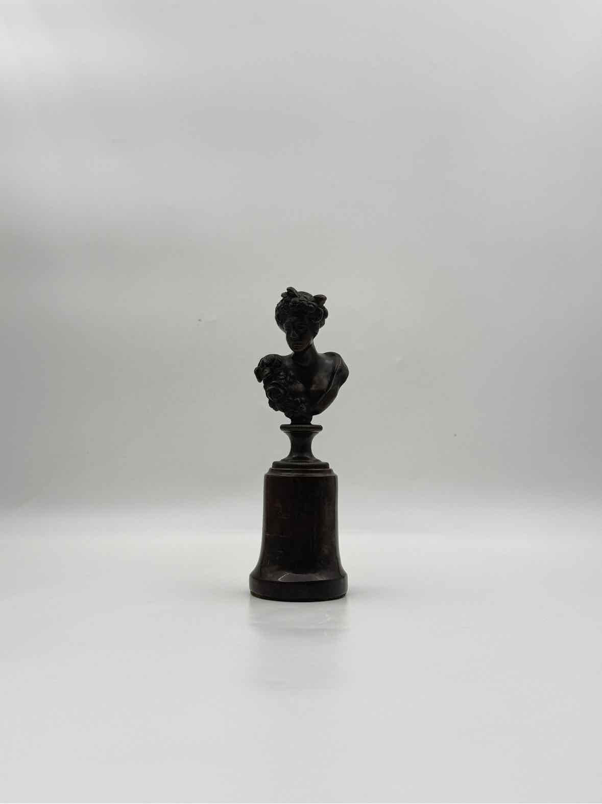 Continental Bronze Of A 19th Century Woman