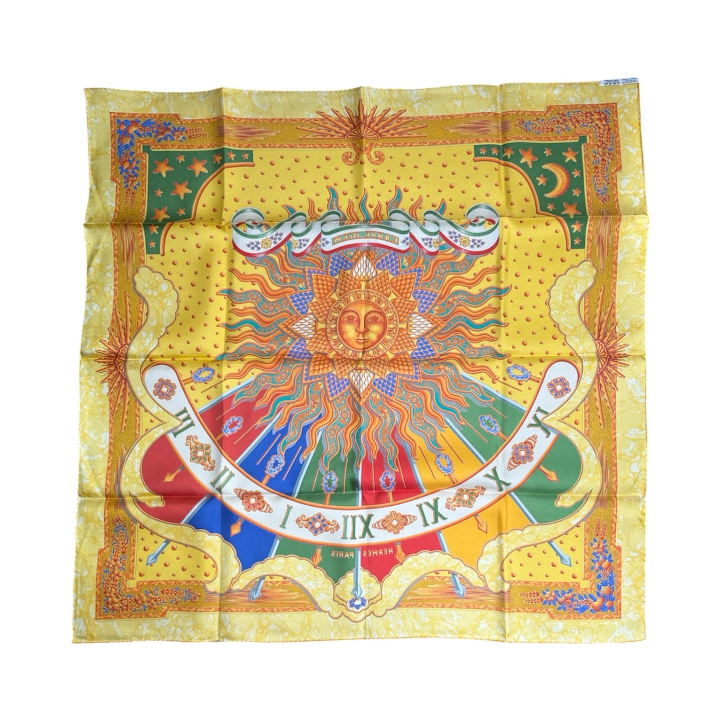 Hermes "Carpe Diem" Scarf By Joachim Metz