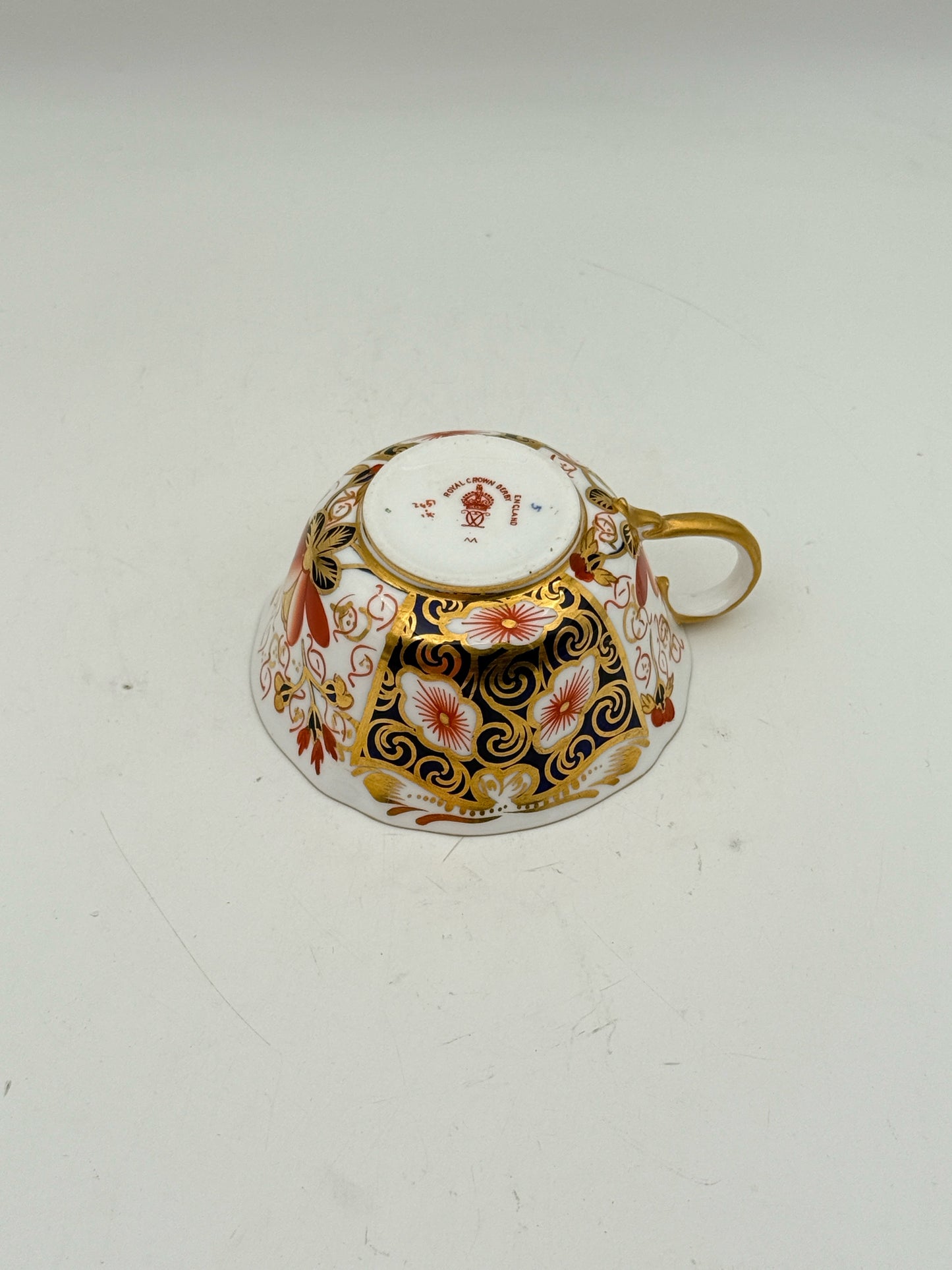 Royal Crown Derby Traditional Imari Teacups And Saucers- Set Of 2