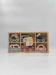 Speedy Monkey Car 6 Toy Cars With Display Case