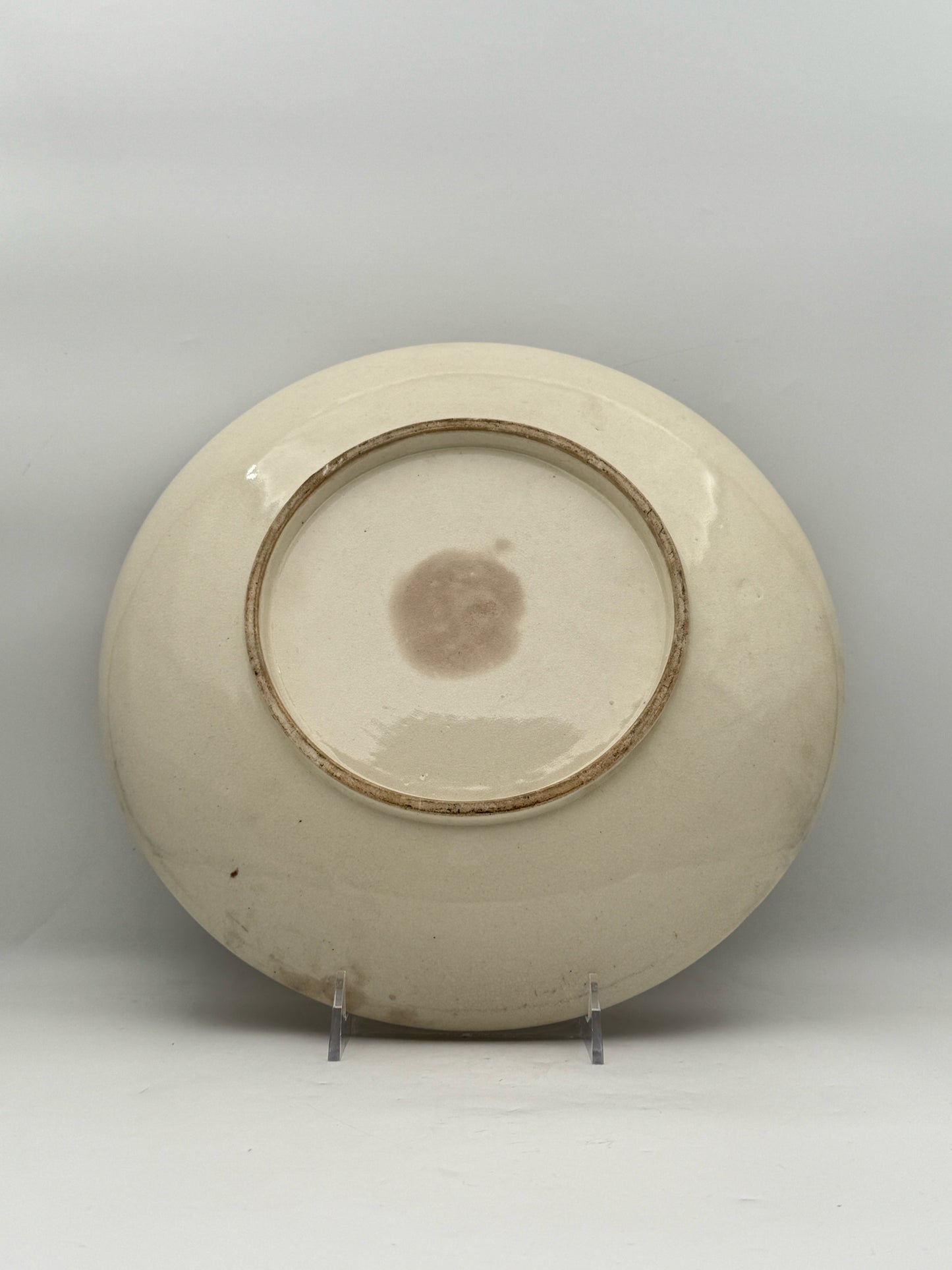 Japanese Satsuma Gilded Earthenware Charger