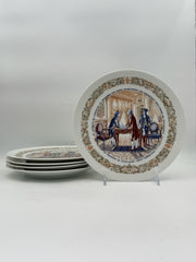 Limoges American Bicentennial Decorative Plates- Set Of Five