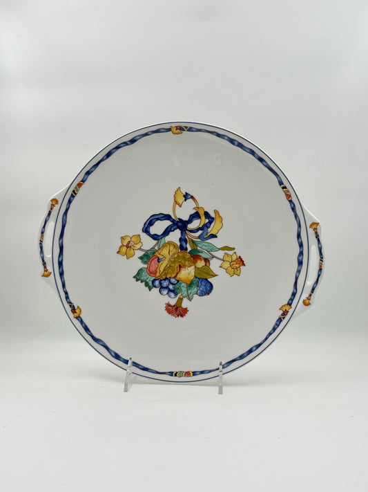 Bernardaud "Borghese" Cookie Plate With Handles