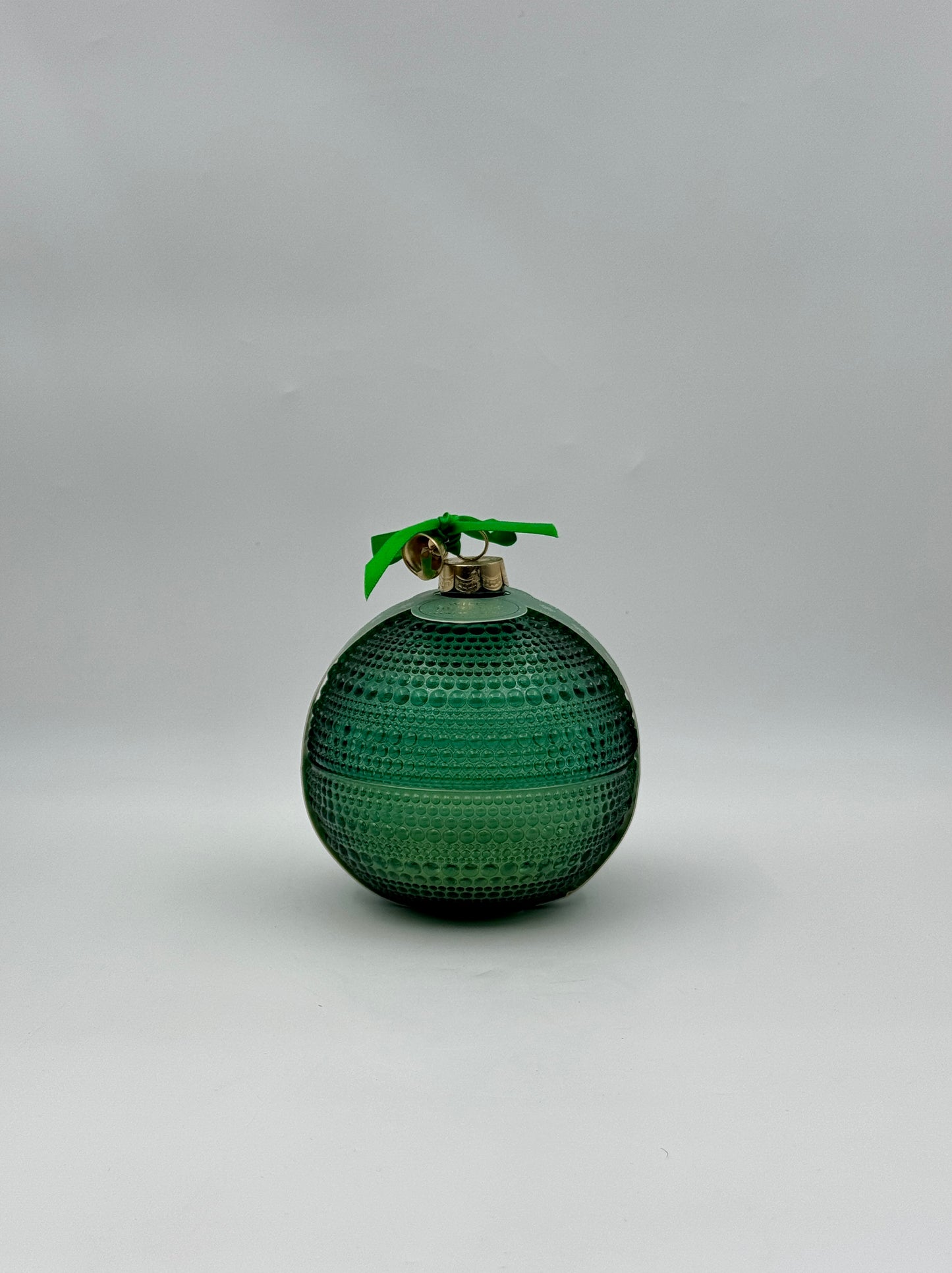 Christmas Ball Wax Filled Candle – Green "Wild Berries"
