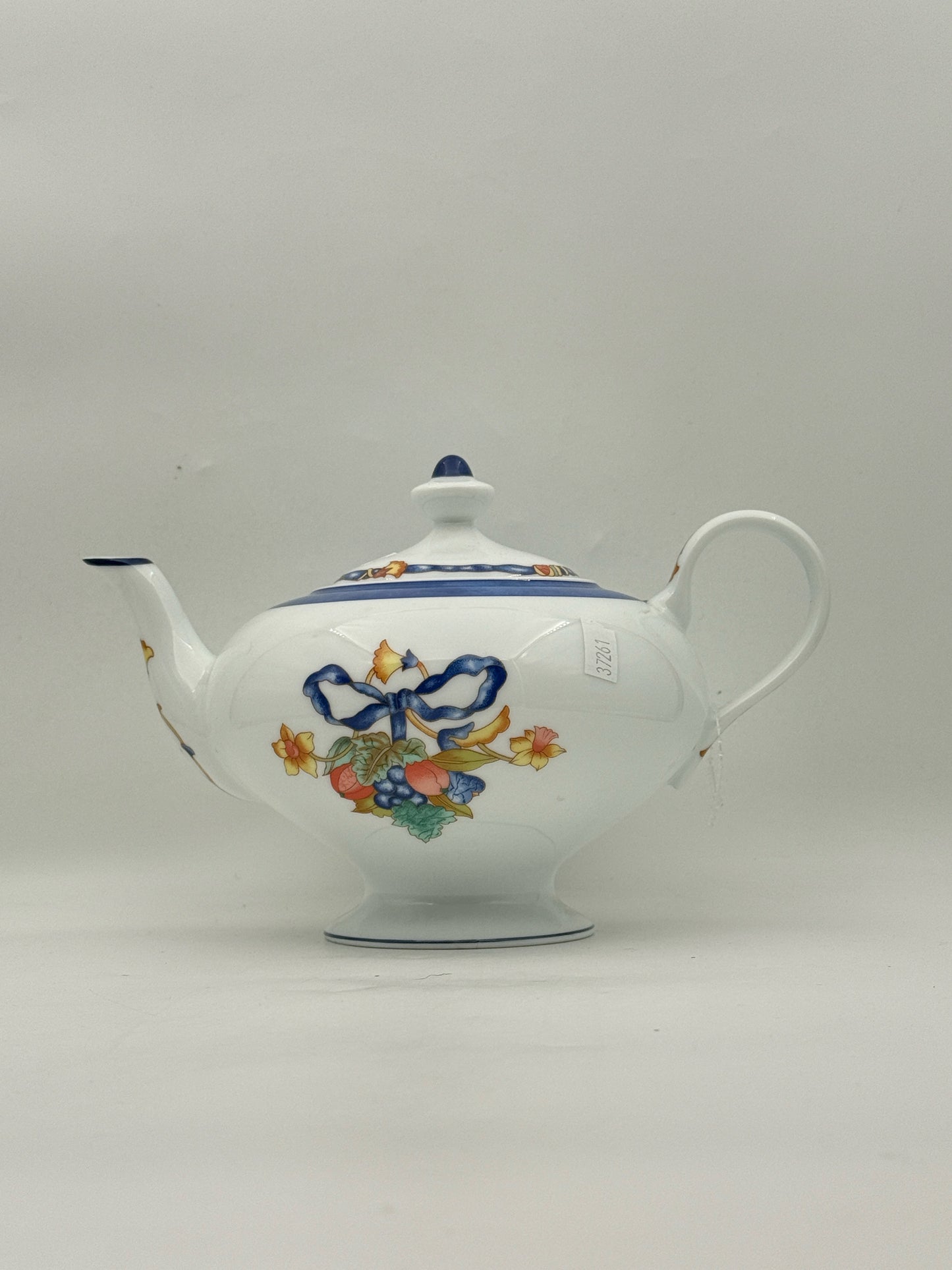 Bernardaud "Borghese" Teapot Sugar And Creamer Set