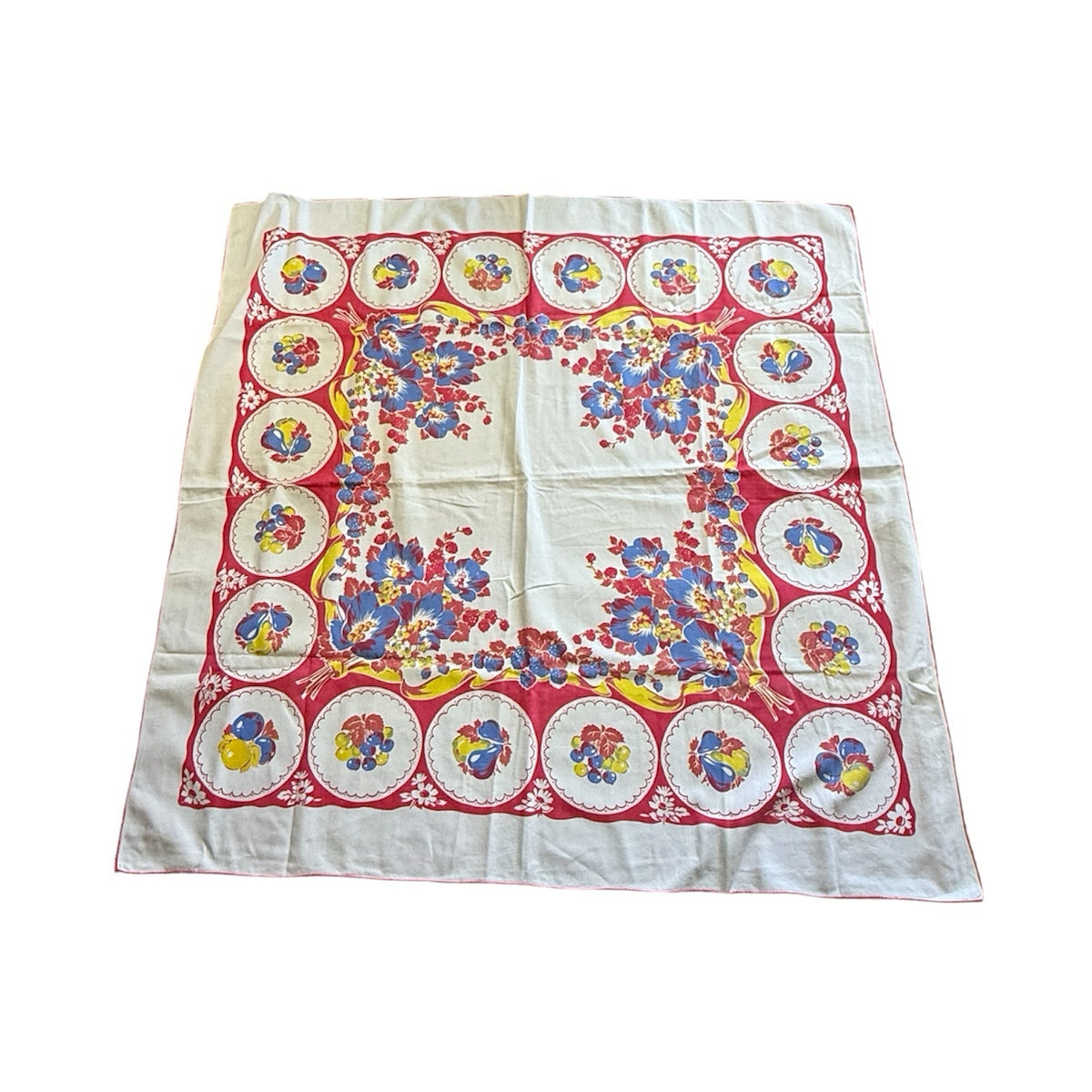 Collection Of Five Vintage Tablecloths