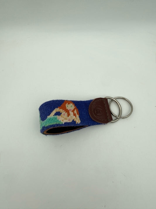 Needlepoint Keychain- Mermaid