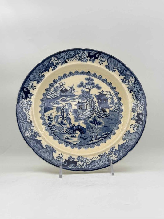 Antique 1880 Mason's Ironstone Blue Willow China Plate