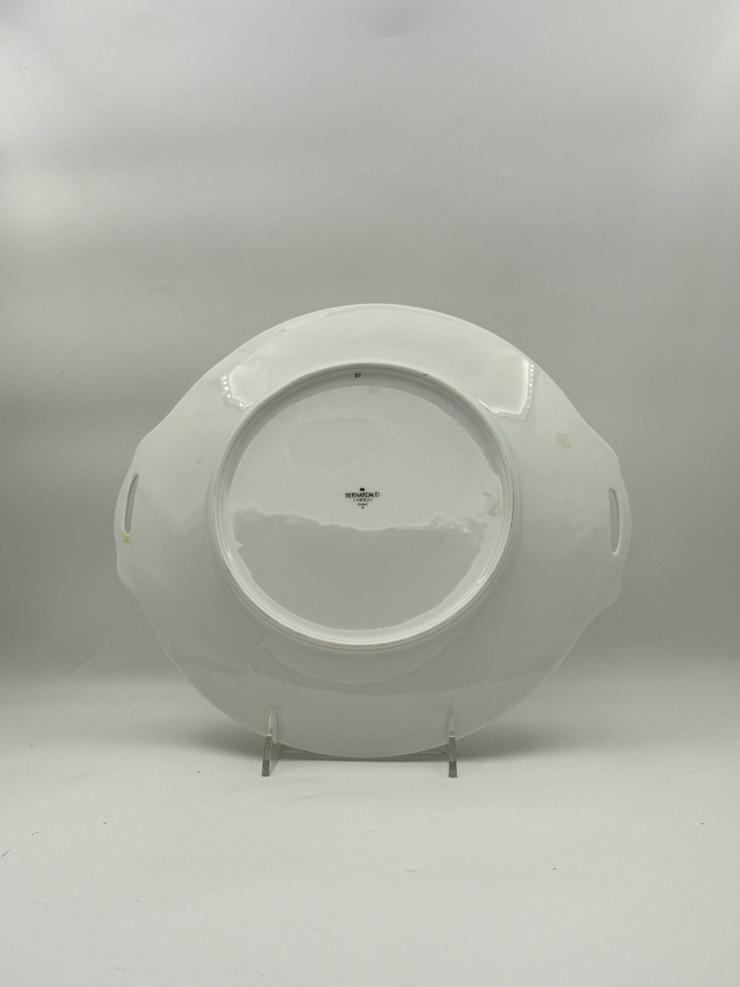 Bernardaud "Borghese" Cookie Plate With Handles