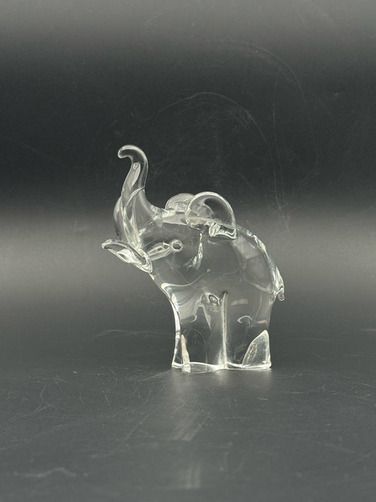 Baccarat Crystal Elephant Figurine