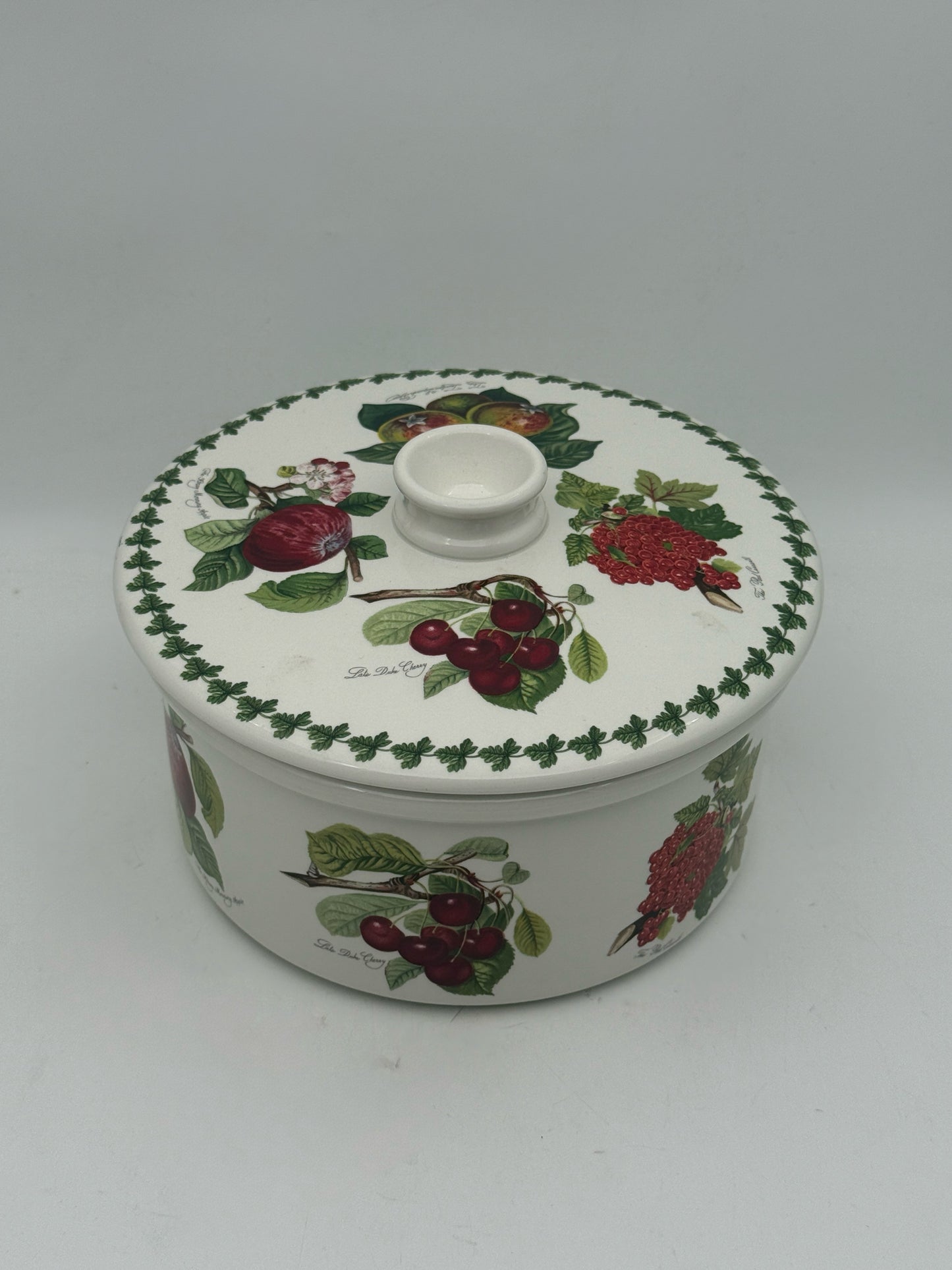 Vintage Portmeirion Pomona Covered Casserole Dish