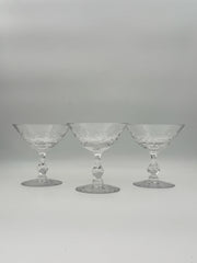 Duet By Tiffin Franciscan Martini Glass- Set Of 3