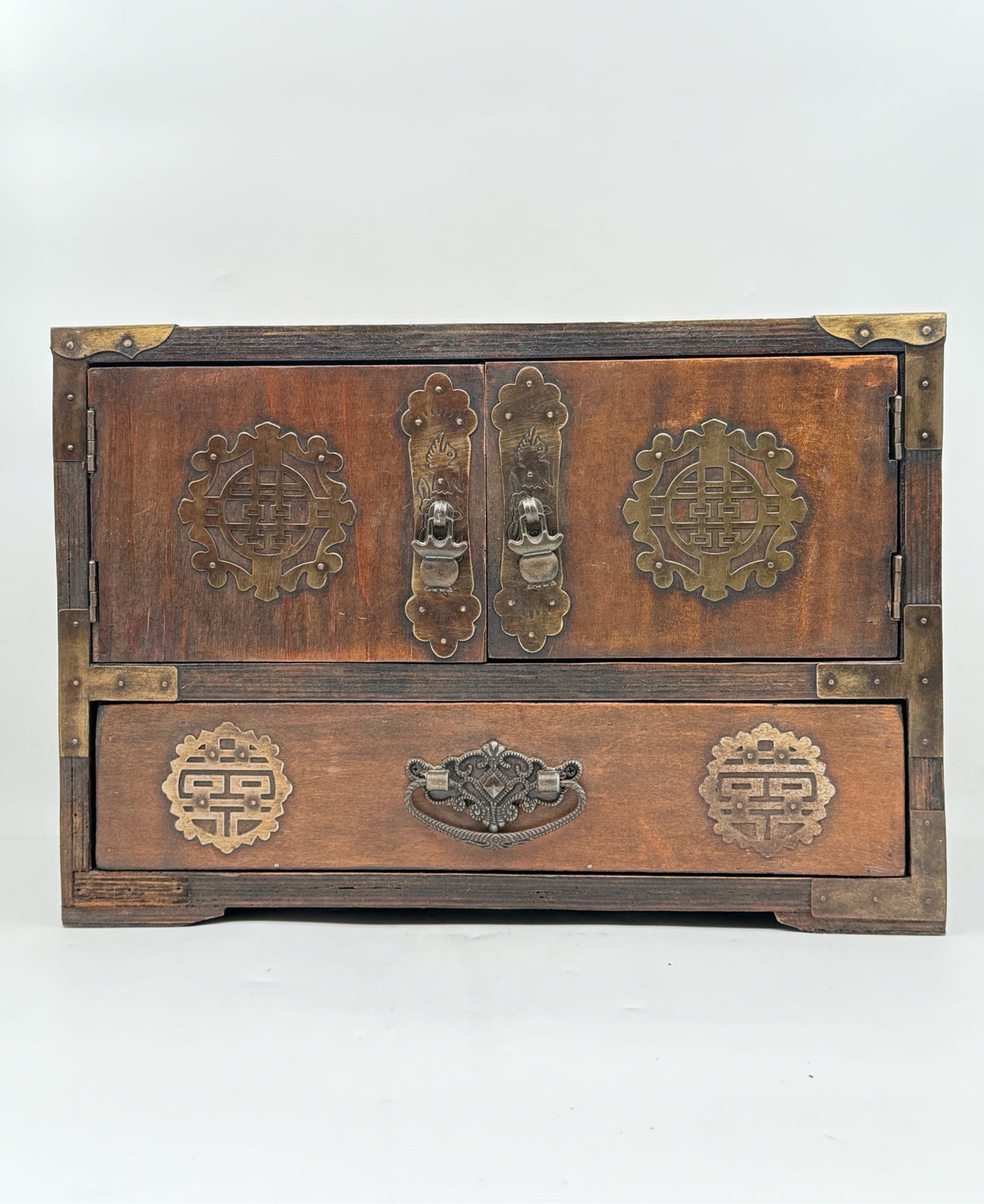 Asian Table Top Wood Chest