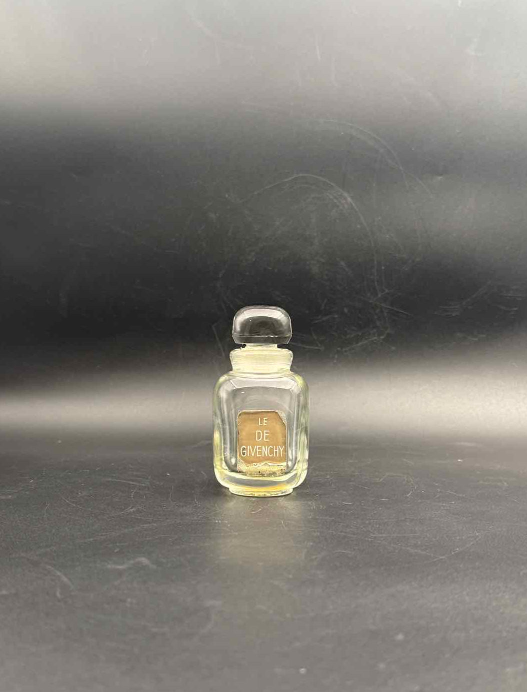 Vintage Givenchy Le De Glass Perfume Bottle French Design