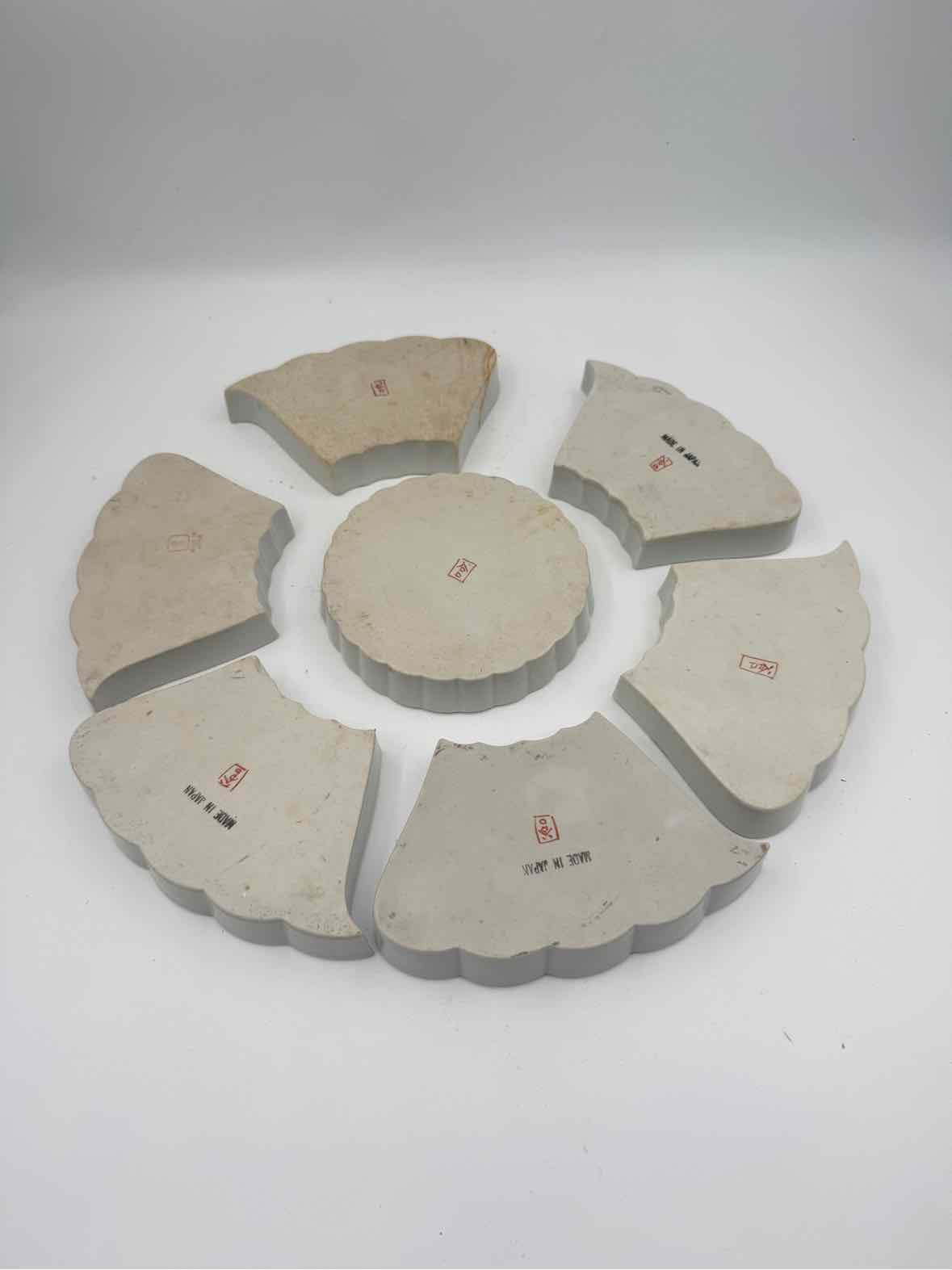Japanese Relish/Sweet Meat Box With Ceramic Dishes