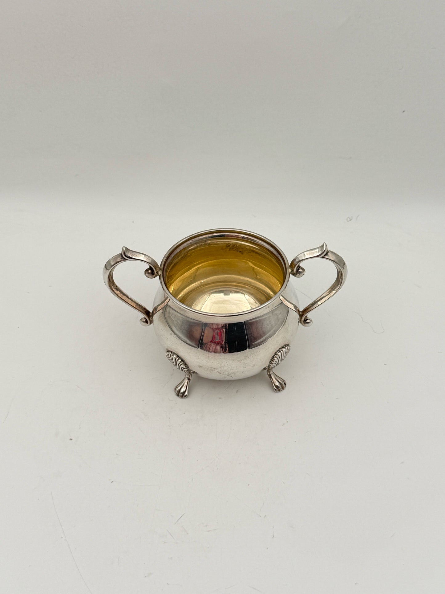 FB Rogers Sterling Silver Sugar Bowl And Creamer
