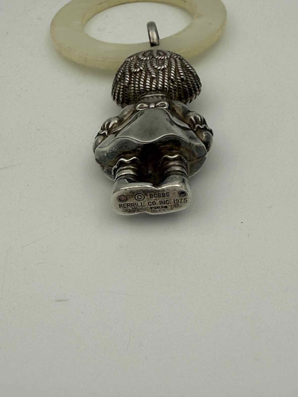 Sterling Silver Raggedy Ann Teething Ring