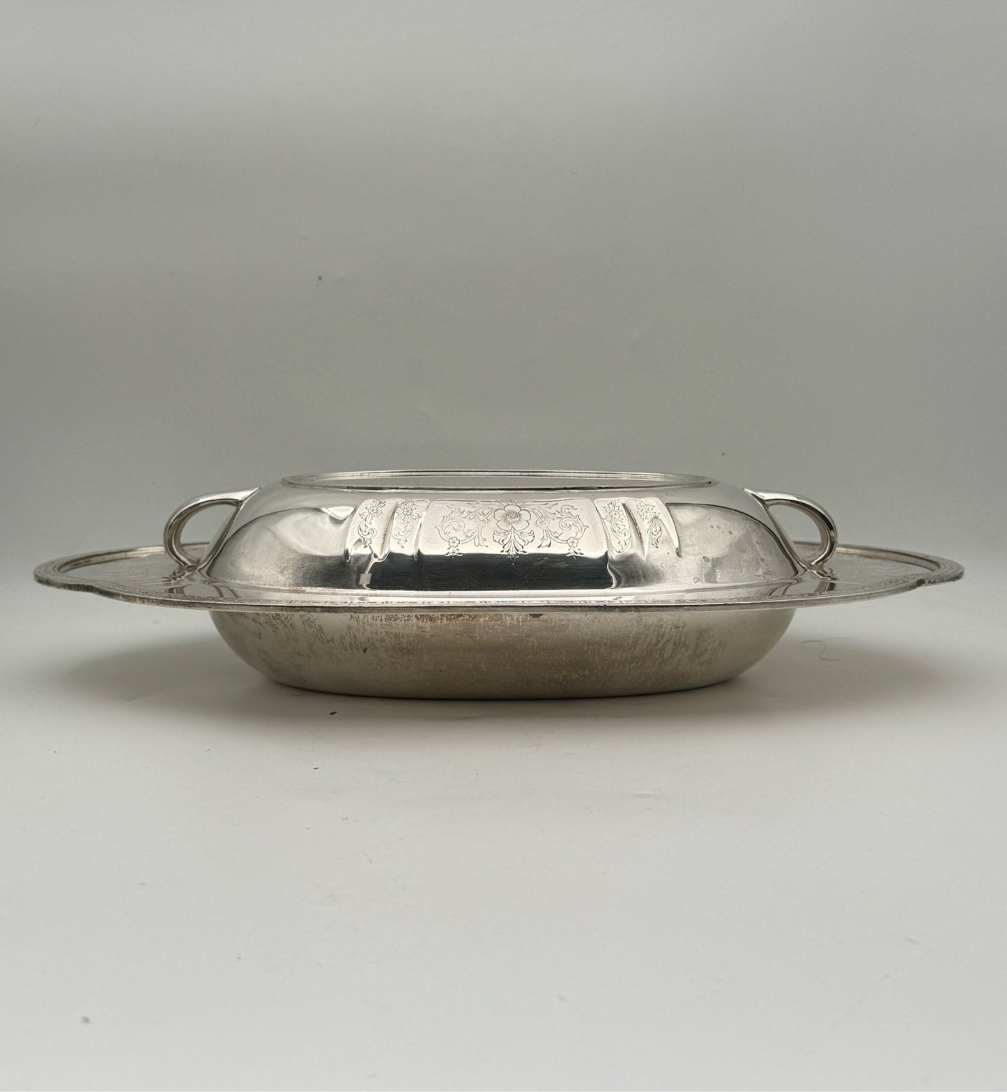 Vintage Silverplate Covered Serving Dish