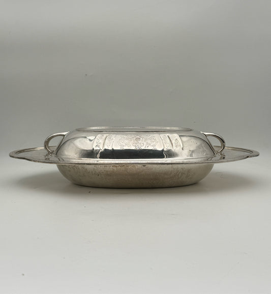 Vintage Silverplate Covered Serving Dish