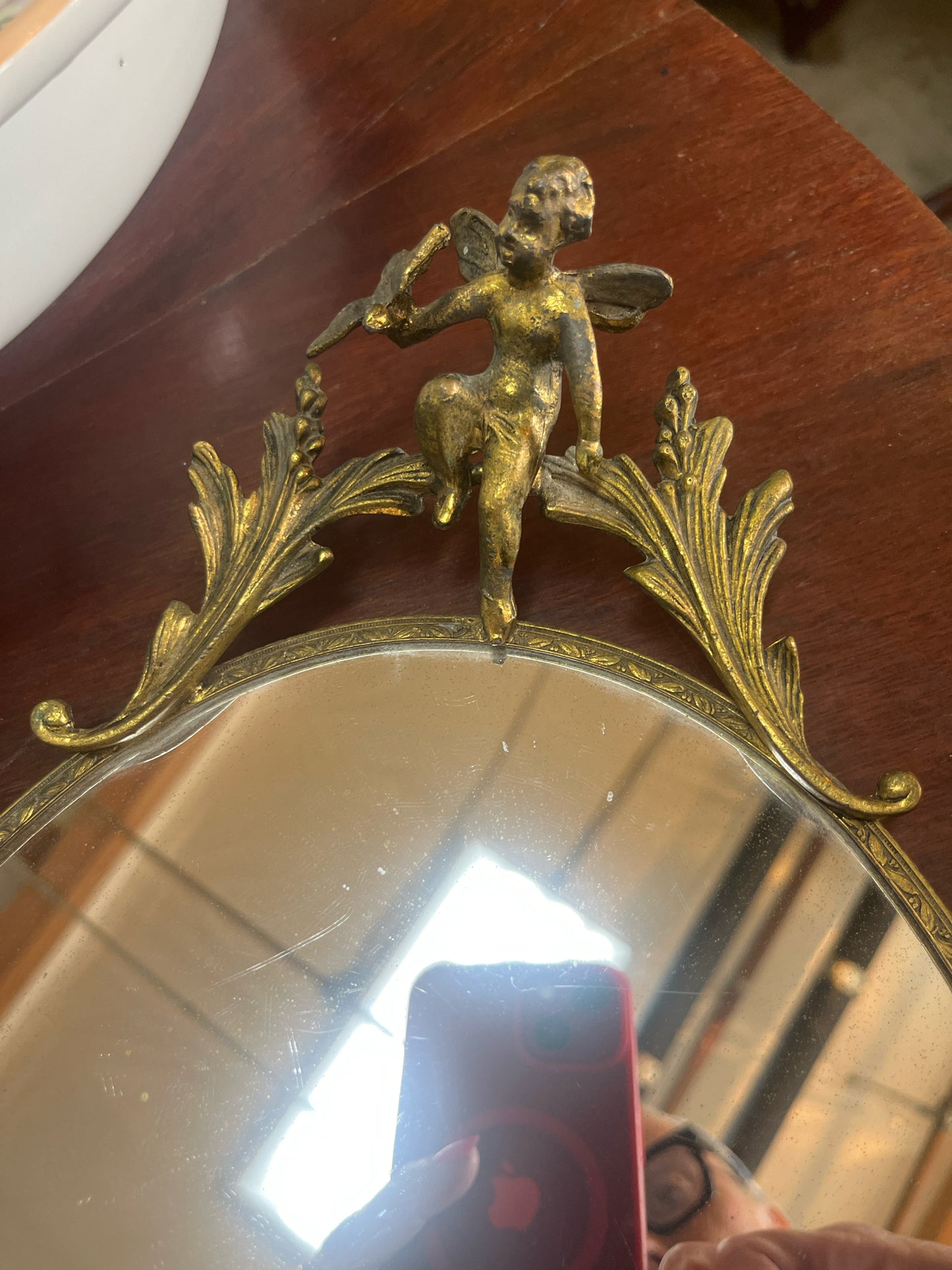 Vintage Mirror Vanity Tray