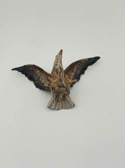 1900 Vienna Cold Painted Bronze Eagle Miniature Figurine