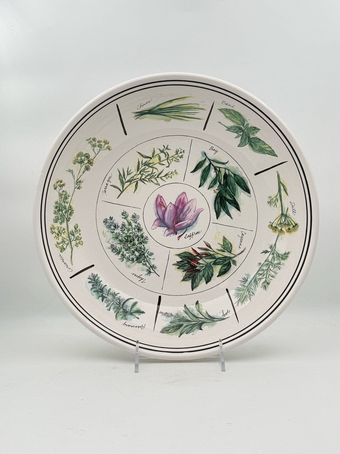 Williams Sonoma Herb Pasta Bowl
