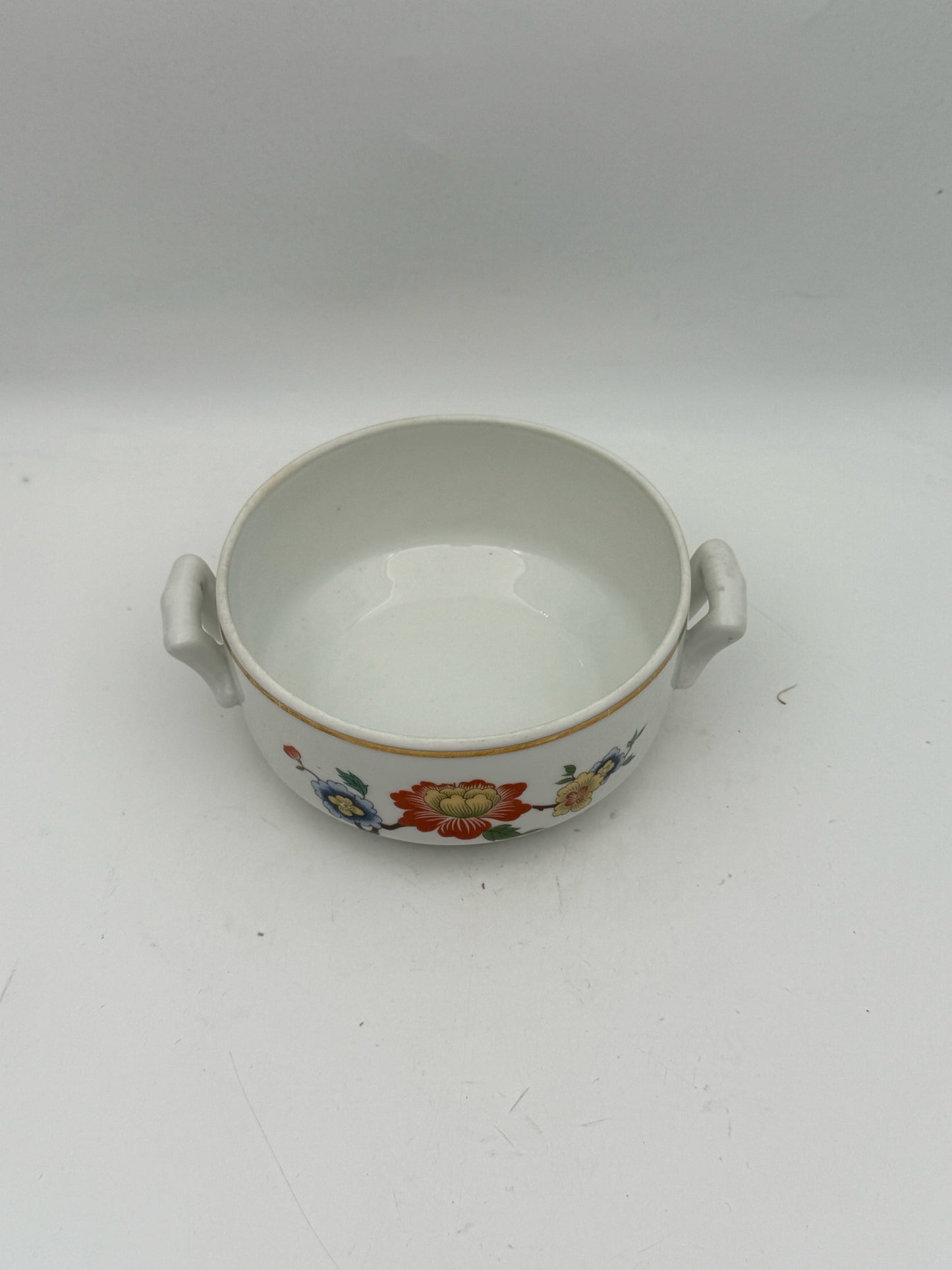 Apilco Covered Floral Dish Made In France
