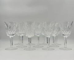 Waterford Crystal Lismore Claret Wine Glasses- Set Of 11