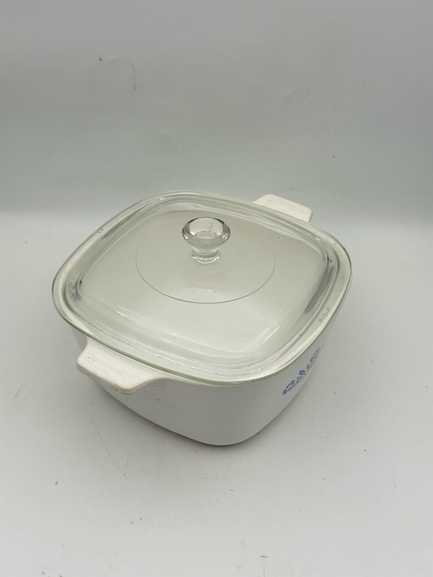 Corning Ware Blue Cone Flower 1.75 Quart Casserole Dish
