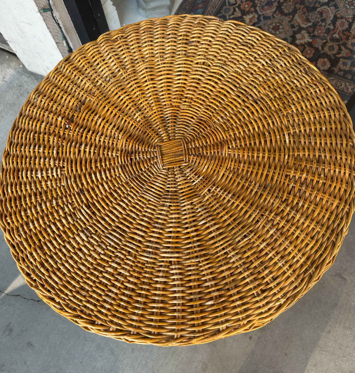 Wicker Accent Table - In Store Pick Up Only