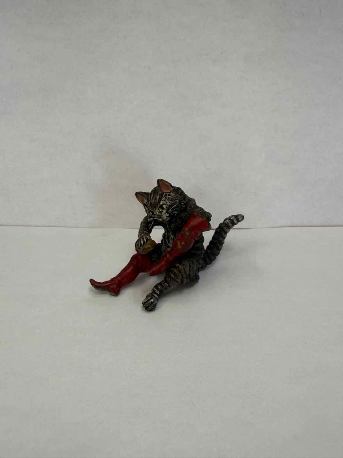 Vienna Austria Cold Painted Bronze Puss In Boots Cat