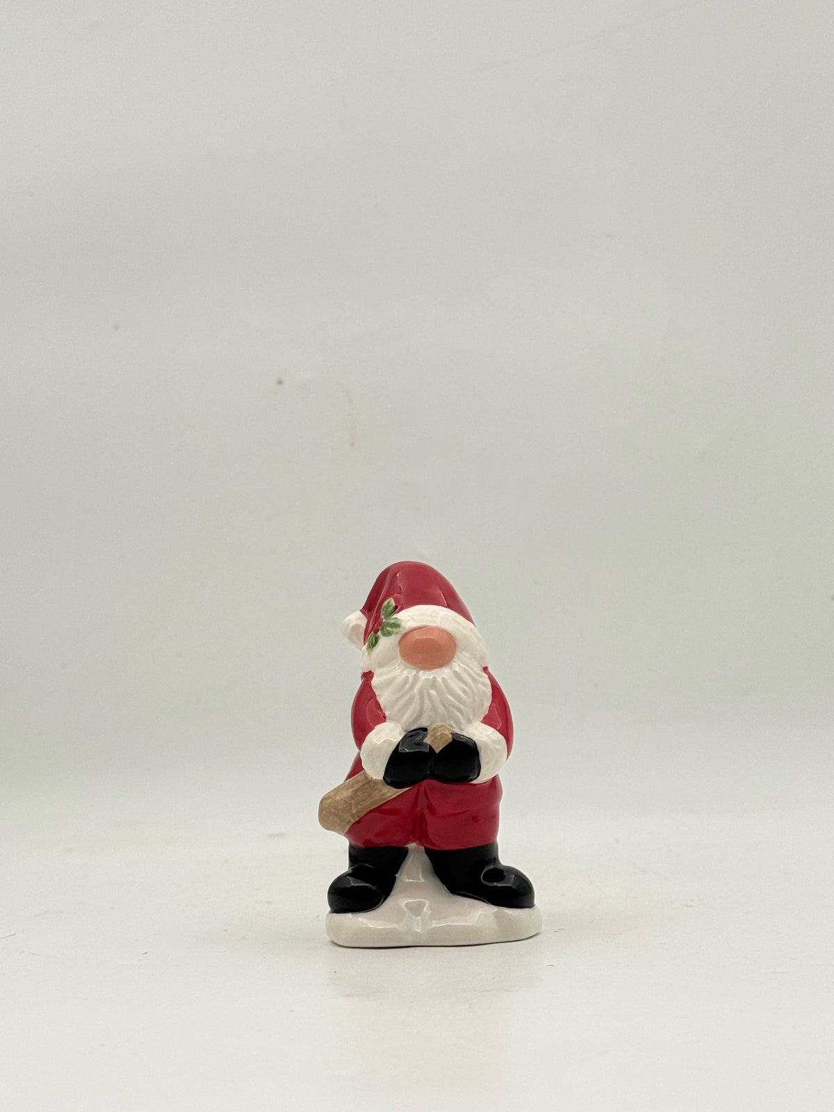 Santa With A Christmas Tree Salt And Pepper Shakers