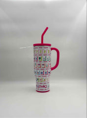 Mahjong Mega Mug 30oz Insulated Water Bottle Cup