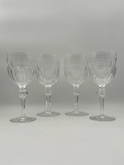 Waterford Curraghmore Set Of Four Wine Goblets