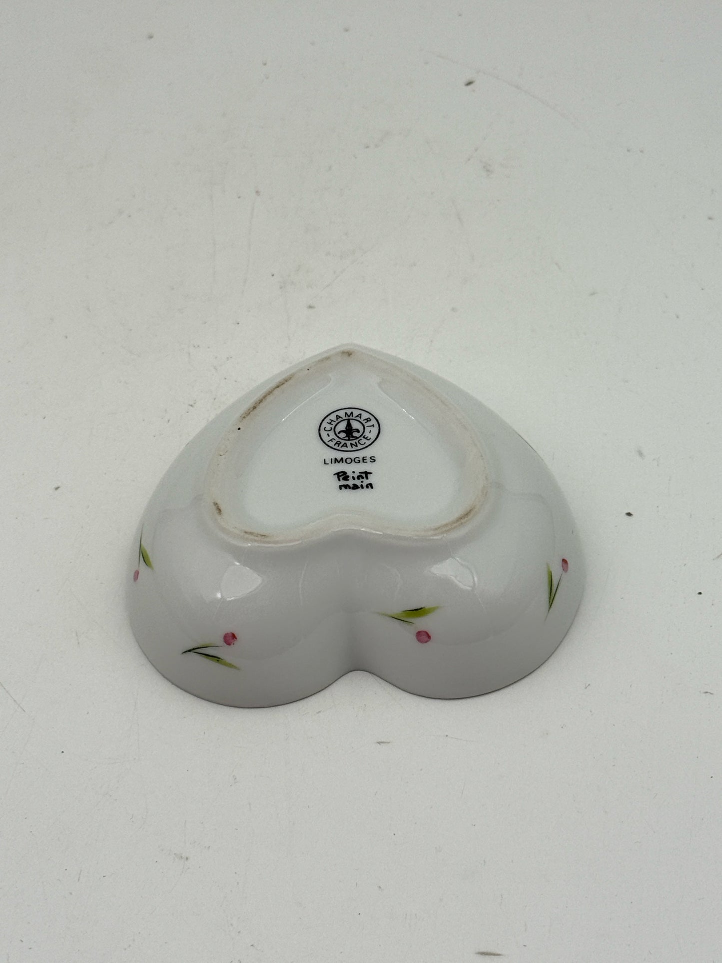 Chamart Limoges Lovebirds Porcelain Box