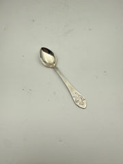 800 Silver Continental Cherub Coffee Spoon