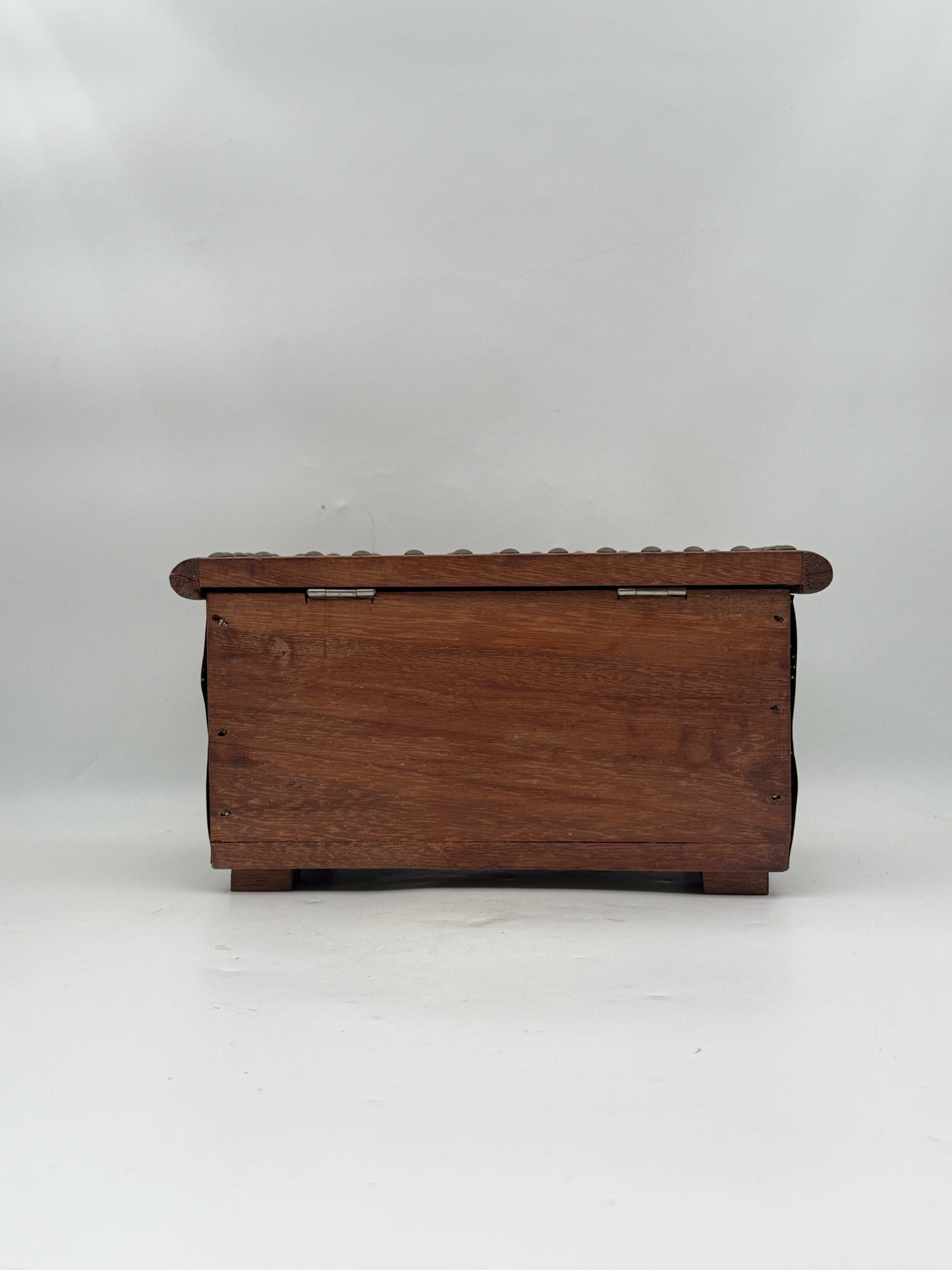 Carved Wood Trinket Or Jewelry Box