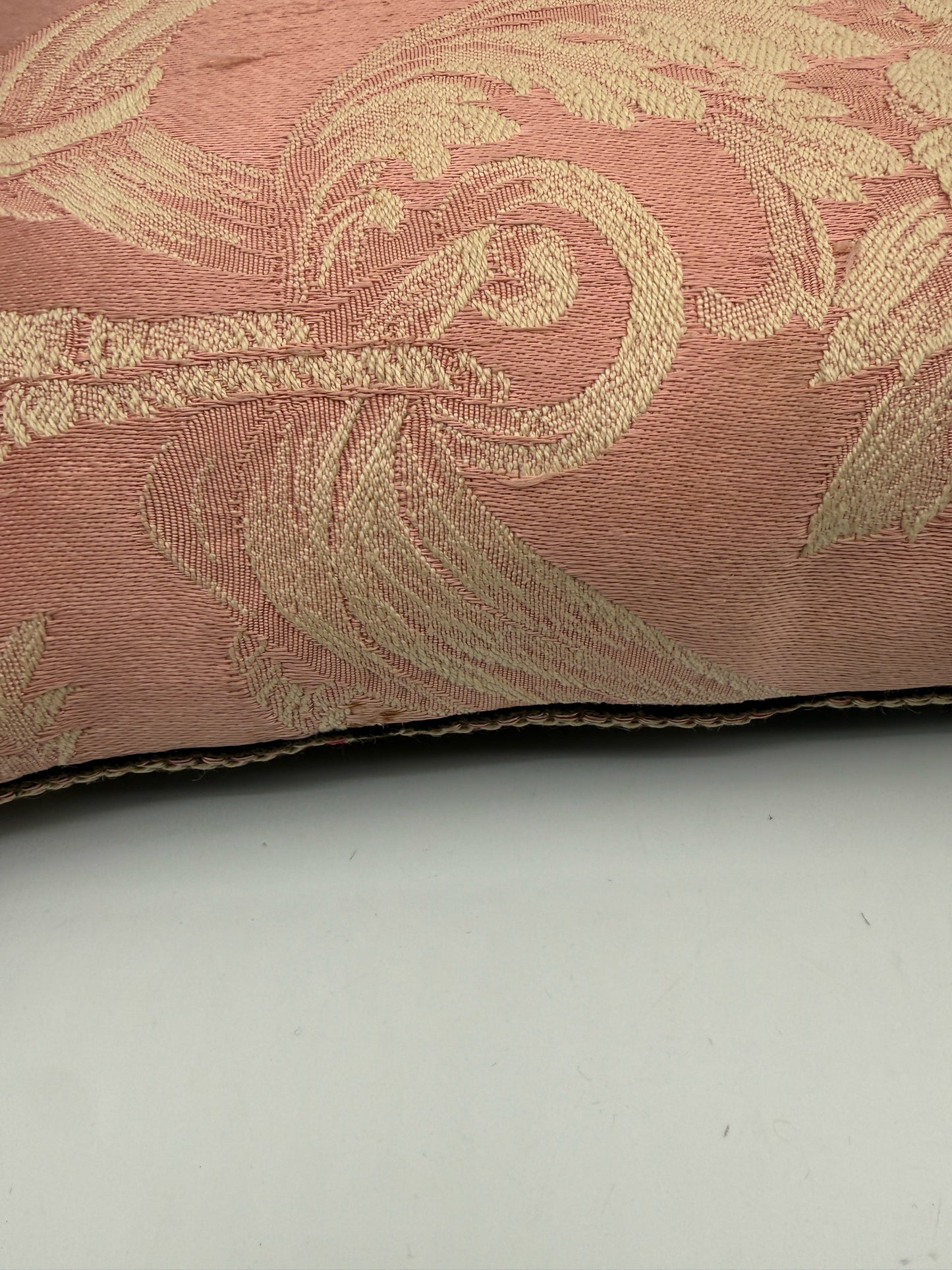 Needlepoint Rose Rectangular Pillow