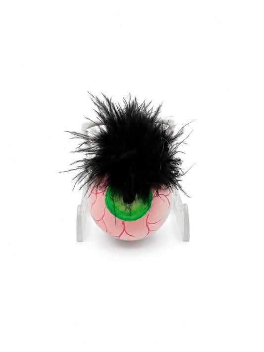 Fluffy Eyeball Halloween Ornament