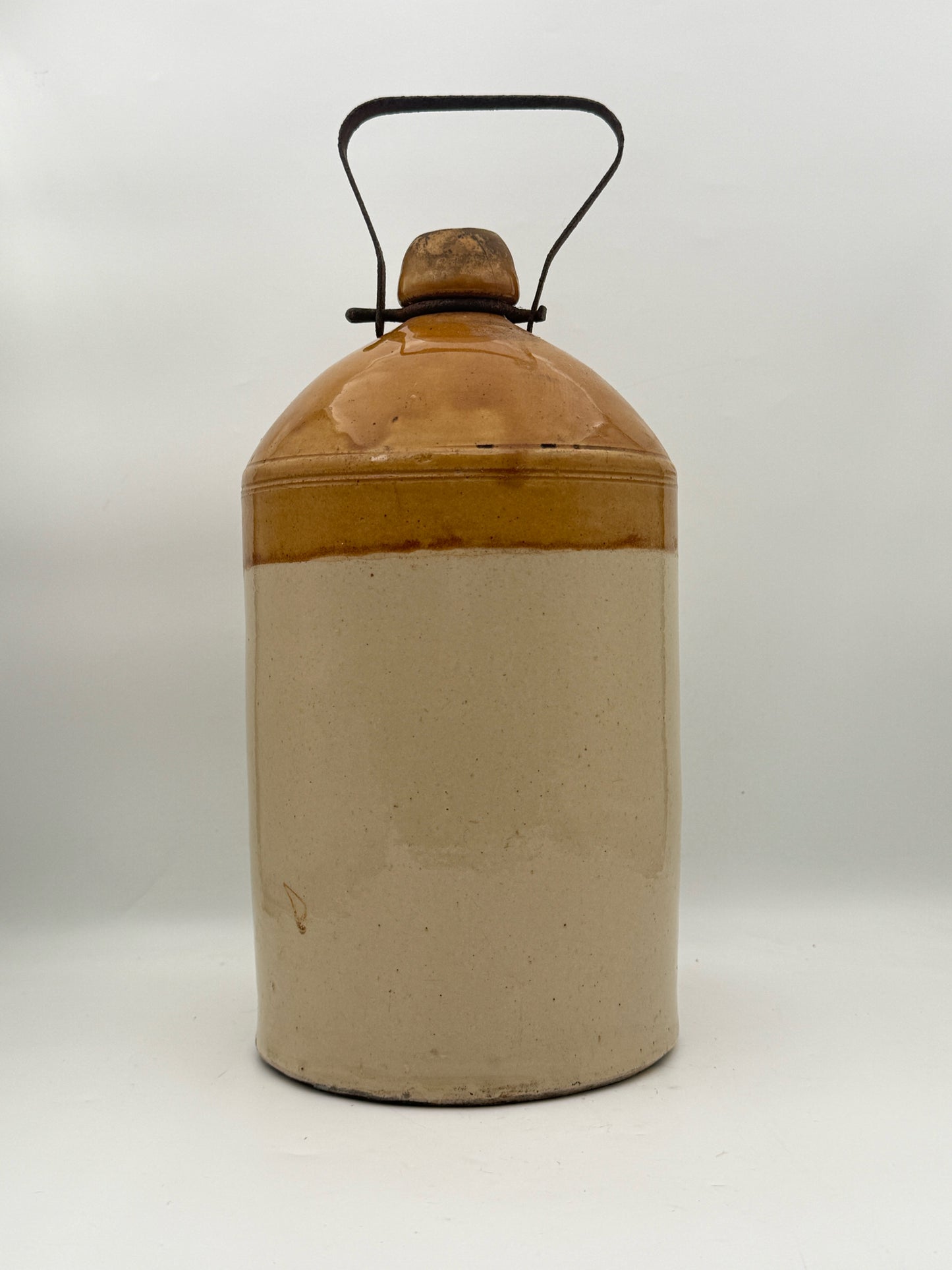 Antique West Kent Brewery Stoneware Flagon Jar