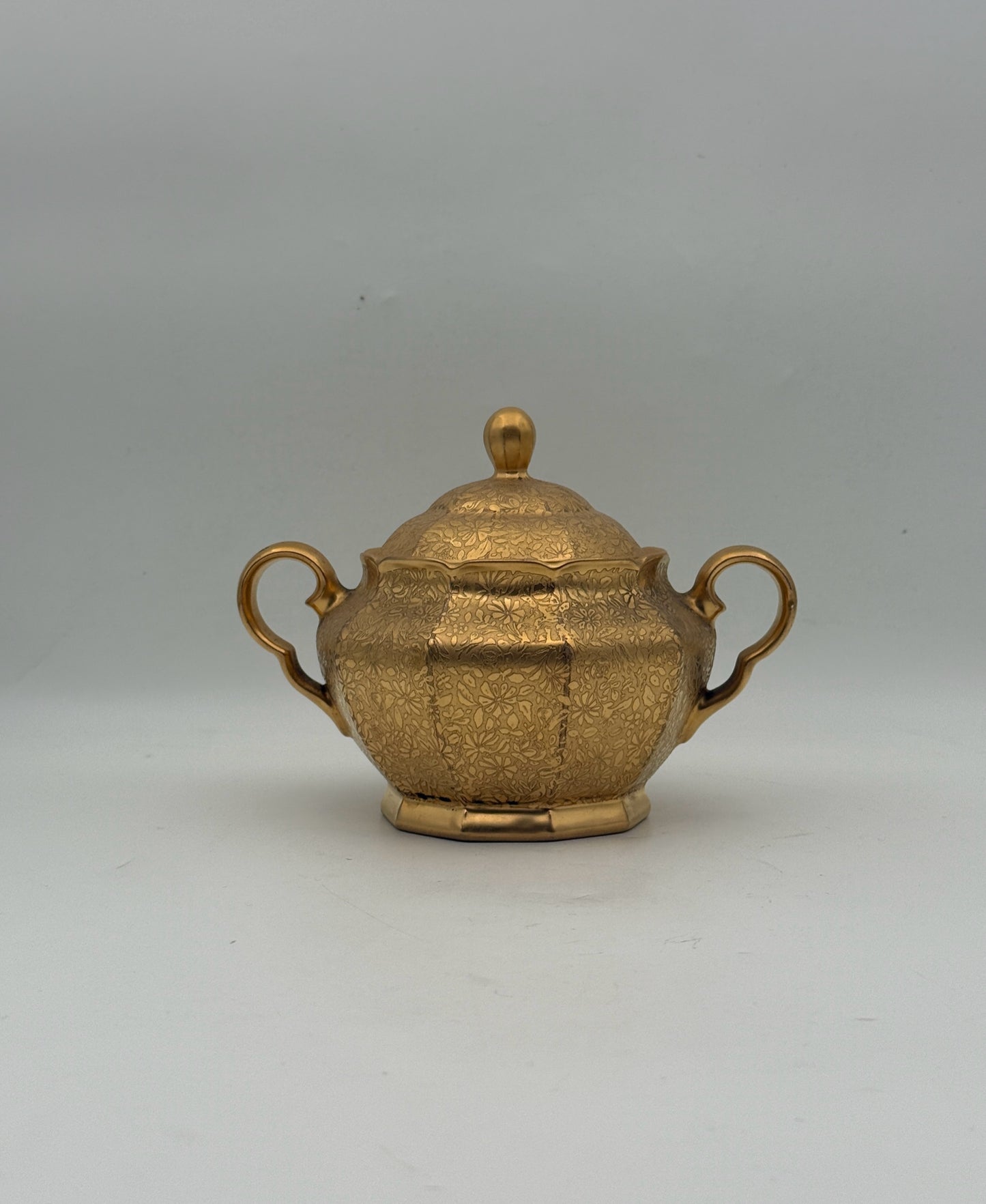 Bavarian Gold Creamer And Sugarbowl
