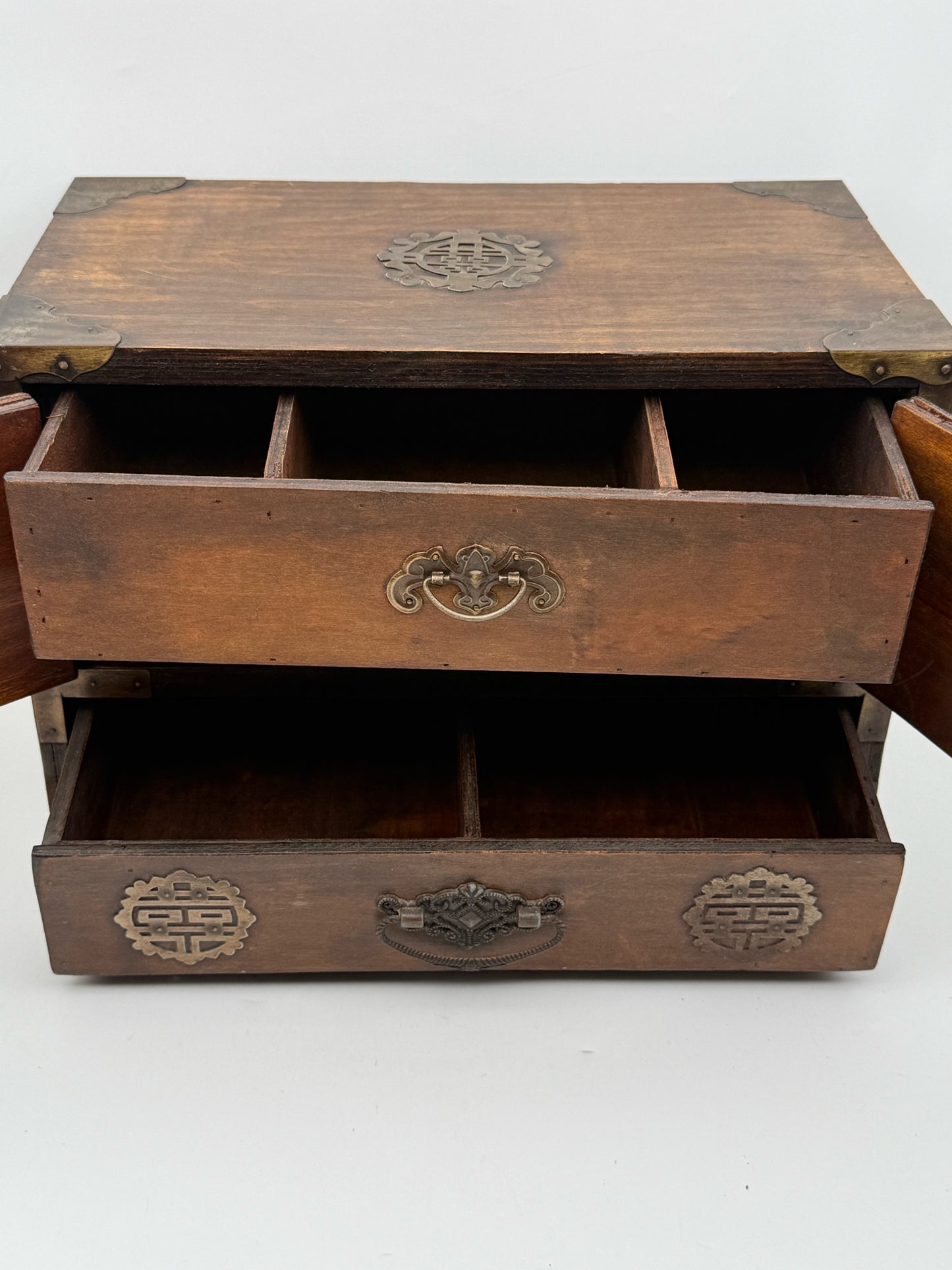 Asian Table Top Wood Chest