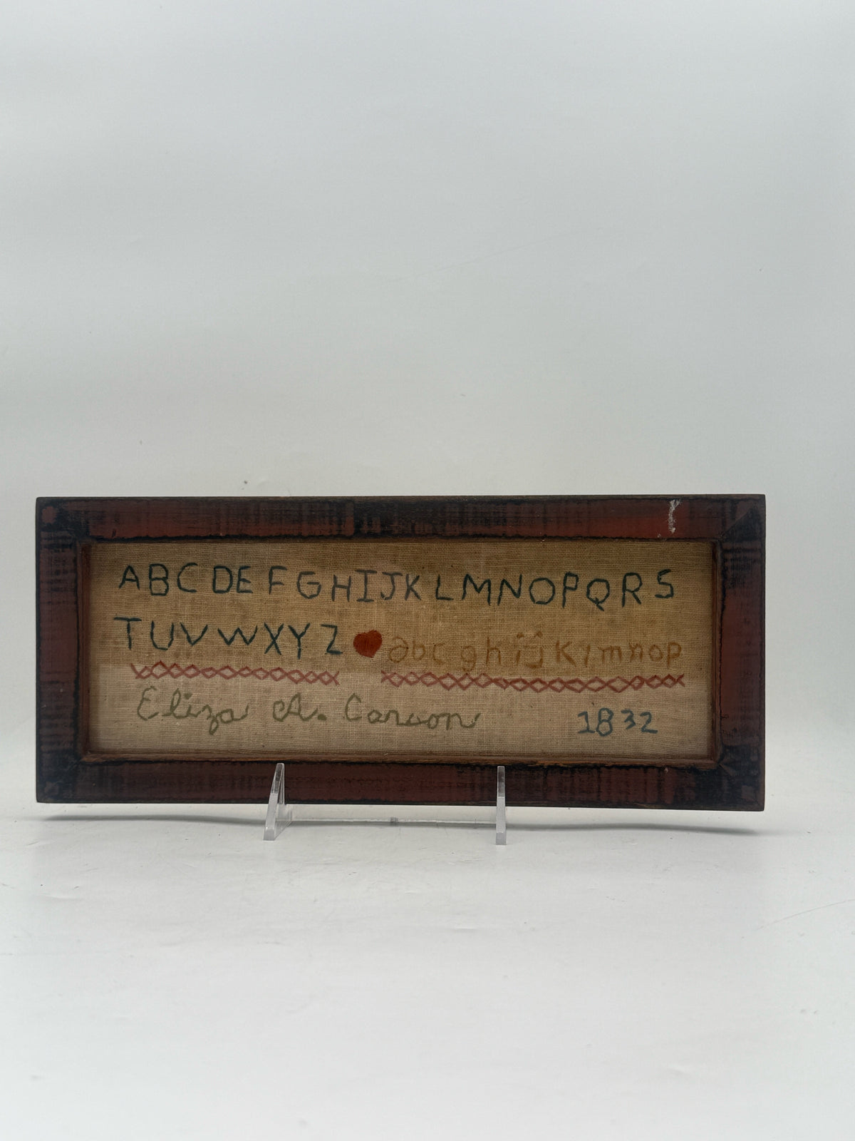 Framed ABC's By Eliza Carson Sampler