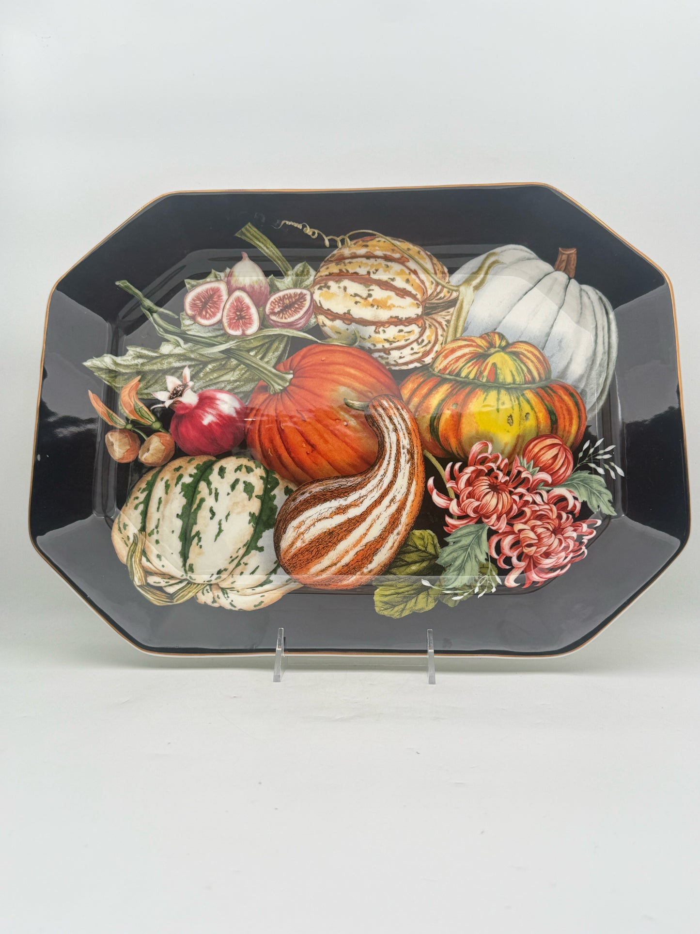 Williams Sonoma Harvest Pumpkin Serving Platter
