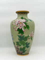 Vintage Chinese Cloisonne Enamel Vase